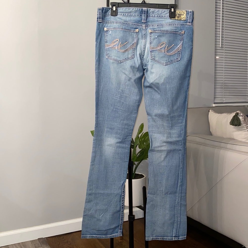Express Jeans Barely Bootcut Size 10 Long - image 2